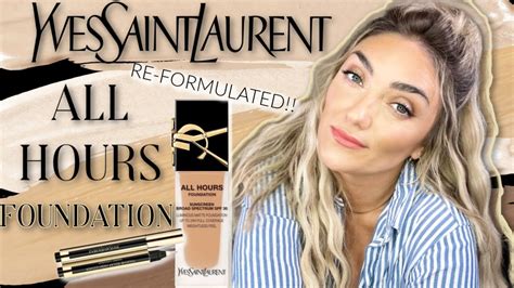 lisa eldridge ysl all hours foundation|Reformulated YSL All Hours foundation review : .